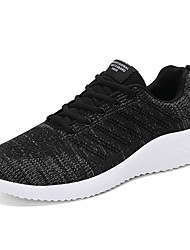 cheap -Men&#039;s Trainers Athletic Shoes Vintage Classic British Athletic Outdoor Running Shoes Walking Shoes Mesh Breathable Non-slipping Shock Absorbing Gray Black Fall Spring