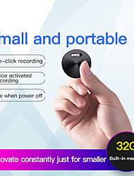cheap -Digital Voice Recorder English 32GB Portable Digital Voice Recorder 25.4 mm Recording Rechargeable Voice Activated Recorder with Noise Reduction for Traveling Meeting Learning Class