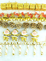 cheap -36 Pieces Of Golden Christmas Tree Pendant Decoration