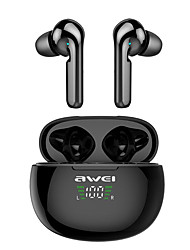 cheap -AWEI T15P True Wireless Headphones TWS Earbuds Bluetooth5.0 Ergonomic Design HIFI with Charging Box for Apple Samsung Huawei Xiaomi MI  Everyday Use Traveling Cycling Mobile Phone