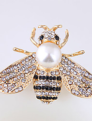 cheap -Women&#039;s Brooches Classic Bee Fashion Cute Brooch Jewelry Gold For Vacation Casual / Daily