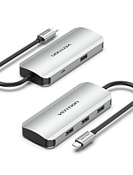 cheap -VENTION TNAHB USB 3.0 USB C to USB 3.0 Micro USB Type B USB Hub 5 Ports For Windows, PC, Laptop