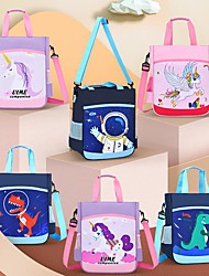 cheap -Children Kawaii Crossbody Backpack Dinosaur unicorn Pattern Kids Hand Bags For Girls Large Capacity Tote Schoolbag
