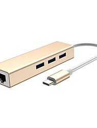cheap -Comfast High Speed CF-TR23 USB 3.0 USB C to USB 3.0 RJ45 USB Hub 4 Ports For Windows, PC, Laptop