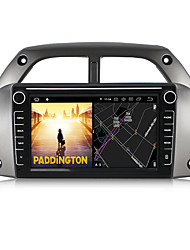economico -Outlet di fabbrica 8 pollice 2 Din Android Lettore DVD per auto nel cruscotto Schermo touch GPS RDS per Toyota RAV4 / Wi-Fi / Supporto per scheda SD e attacco USB