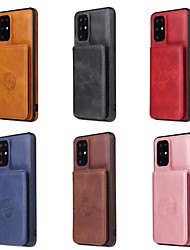 cheap -Phone Case For Huawei Full Body Case P40 P40 Pro P30 P30 Pro Mate 30 Mate 30 Pro Card Holder Shockproof Dustproof Graphic Solid Colored PU Leather