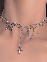 cheap -1pc Pendant Necklace For Women&#039;s Christmas Gift Prom Alloy Classic Cross