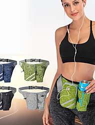 cheap -Waist Bag / Pack Running Pack 0-20 L for Fitness Gym Workout Marathon Running Sports Bag Adjustable Waterproof Wearable Reflective Strip Mini Nylon Women&#039;s Men&#039;s Running Bag Adults