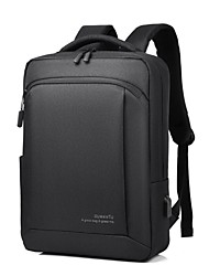 cheap -Commuter Backpacks Laptop Backpack Bags 15.6&quot; inch Compatible with Macbook Air Pro, HP, Dell, Lenovo, Asus, Acer, Chromebook Notebook Waterpoof Shock Proof Polyester / Cotton Blend Solid Color for