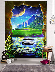 cheap -Beautiful Natural Scenery Art Wall Tapestry Art Decoration Blanket Curtain Hanging Home Bedroom Living Room Decoration