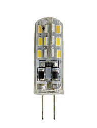 cheap -1Pcs G4 LED JC Bi-pin Base Lights 24 LEDs 3014 Bulbs 1W DC12V 10W T3 Halogen Bulb Replacement Landscape Bulbs 360Beam Angle Home Lighting