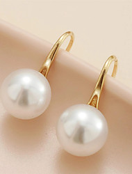 cheap -1 Pair Drop Earrings Earrings For Women&#039;s Birthday Sport Gift Pearl Alloy Classic Birthday