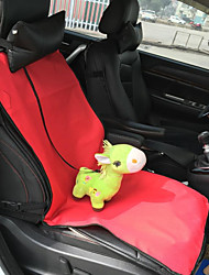 cheap -Dog Cat Car Seat Cover Foldable Solid Colored Oxford Cloth Red Black
