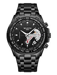 cheap -WLISTH Quartz Watch Steel Band Watches for Men&#039;s Men Analog Quartz Calendar / date / day Noctilucent Alloy Stainless Steel