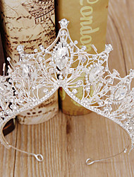 cheap -Bridal Crown Headdress 2019 Luxury Baroque Crown European and American Hair Crown Photography Dress Accessories