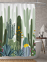 cheap -Waterproof Fabric Shower Curtain Bathroom Decoration and Modern and Classic Theme and Floral / Botanicals.The Design is Beautiful and DurableWhich makes Your Home More Beautiful.