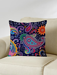 cheap -Paisley Bandanna Double Side Cushion Cover 1PC Soft Decorative Square Throw Pillow Cover Cushion Case Pillowcase for Bedroom Livingroom Superior Quality Machine Washable Outdoor Indoor Cushion for Sofa Couch Bed Chair
