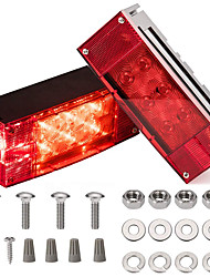 cheap -OTOLAMPARA New Arrival DC 12V LED Submersible Low Profile Rectangular Trailer Lights 90W Tail Stop Turn Running Lights Kit Sealed for Boat Trailer Truck Marine 2pcs