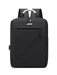 cheap -Commuter Backpacks Laptop Backpack Bags 13.3&quot; 14&quot; 15.6&quot; inch Compatible with Macbook Air Pro, HP, Dell, Lenovo, Asus, Acer, Chromebook Notebook Waterpoof Shock Proof Bast &amp; Leaf Fibre Solid Color for