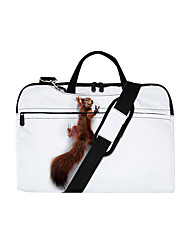 cheap -Unisex 3D Print Laptop Bag Oxford Cloth Polyester Zipper Squirrel Daily Office &amp; Career White Dark Blue