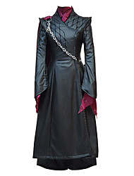 economico -Daenerys Targaryen Costume cosplay Per donna Cosplay di film Blu inchiostro Halloween Poliestere