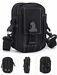 cheap -tactical molle pouch bag, multi-purpose poly tool holder, utility gadget belt waist bag with cell phone holster for sports hiking camping