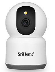 cheap -SriHome SH038 IP Security Cameras 4MP dome WIFI Wireless Motion Detection Wi-Fi Protected Setup Night Vision Indoor Outdoor Apartment Support 128 GB
