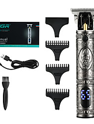 cheap -VGR T9 USB Rechargeable Baldheaded Hair Clipper Electric Hair Trimmer Cordless Shaver Trimmer Men Barber Hair Cutting Machine