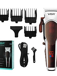 cheap -V-189 LCD Professional Hair Clipper High-power Hair Clipper New Product Rechargeable Adjustable USB Hair Trimmer for Men