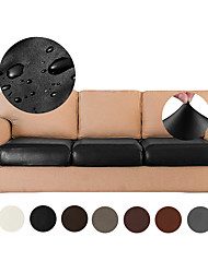 cheap -1 Pc Stretch Cushion Covers Leather Couch Cushion Covers Waterproof Seat Covers RV Chair Loveseat Sofa Furniture Protector PU Slipcovers for Settee Seater Replacement