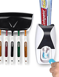 economico -porta spazzolino da denti distributore automatico di dentifricio set spremiagrumi a parete per aspirazione appiccicosa antipolvere per bagno