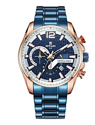 cheap -REWARD Quartz Watches for Men&#039;s Men Analog Quartz Stylish Modern Style Large Dial Alloy Stainless Steel / Two Years / Two Years