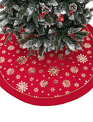 cheap -120cm/47inch Christmas tree skirt Christmas Ornaments, Holiday Decorations Party Garden Wedding Decoration