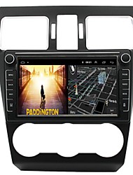 economico -Outlet di fabbrica 8 pollice 2 Din Android 9.0 e versioni successive Lettore DVD per auto nel cruscotto Schermo touch GPS Bluetooth integrato per Subaru Forester / Wi-Fi