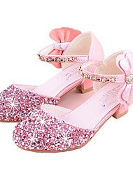 cheap -Girls&#039; Heels Glitters Princess Shoes Halloween Christmas Synthetics Big Kids(7years +) Little Kids(4-7ys) Purple Pink Silver Summer