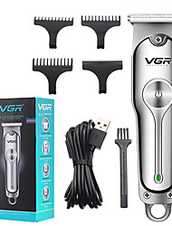 cheap -VGR Professional Barber Oil Head Hair Clipper Electric Hair Trimmer USB Rechargeable Hair Cutting Machine Haircut R-71