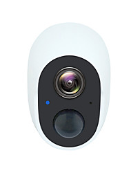 economico -sn-s1 telecamere di sicurezza ip 1080p hd dome wifi wireless impermeabile rilevamento del movimento configurazione protetta wi-fi supporto interno esterno 128 gb