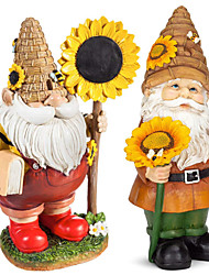 cheap -Honey Festival Honey Man Bee Picker Sunflower Resin Ornament Dwarf Garden Spirit