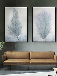cheap -Wall Art Canvas Prints Painting Artwork Picture Still Life Feather Home Decoration Dcor Rolled Canvas No Frame Unframed Unstretched