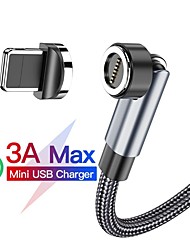 cheap -Micro USB Cable 3 In 1 Braided Quick Charge 3 A 2.0m(6.5Ft) 1.0m(3Ft) Zinc Alloy For Samsung Xiaomi Huawei Phone Accessory