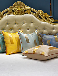 cheap -1 pcs Velvet Synthetic Pillow Cover, Art Deco 3D Luxury Modern Square Zipper Traditional Classic