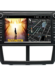 economico -Outlet di fabbrica 8 pollice 2 Din Android 9.0 e versioni successive Lettore DVD per auto nel cruscotto Schermo touch GPS Bluetooth integrato per Subaru Forester / Wi-Fi
