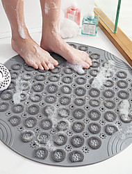 cheap -55cm Non-Slip Round Bathroom Mat Safety Shower Bath Mat Pvc Massage Pad Bathroom Carpet Floor Drainage Suction Cup Bath Mat