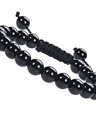 cheap -real black tourmaline yoga healing root base chakra protection bracelet natural gemstones emotional stailization (black tourmaline)