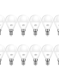 cheap -12pcs 6 W LED Globe Bulbs 550 lm E14 G45 20 LED Beads SMD 3528 Decorative Warm White Cold White 220-240 V 110-130 V
