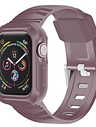 cheap -2-in-1 compatible with apple watch band with case ,shockproof soft tpu sport watch bands wrist strap with protective bumper cover for iwatch se series 6 5 4 accessories (wine red, 40mm)