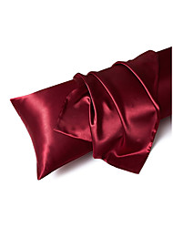 cheap -Satin Pillow Cover Body Size Pillow Pillowcase With Envelope Closure Silky Long