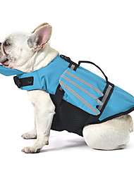 cheap -Dog Life Jacket, Doggy Pet Life Vest, Puppy Dog Flotation Lifesaver Preserver Swimsuit with Handle for Swim, Pool, Beach, Boating, for Puppy Small, Medium, Large Size Dogs
