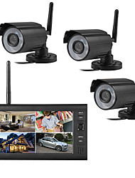 cheap -4CH Wireless CCTV System H.265 720P NVR 1MP Outdoor Video Recorder Camera Security System Video Surveillance Kit
