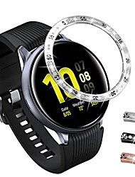 cheap -stainless steel bezel ring compatiable with samsung galaxy watch 42mm/gear sport, ,bling crystal diamond bezel cover collision protector bezel loop protector case for galaxy watch accessory